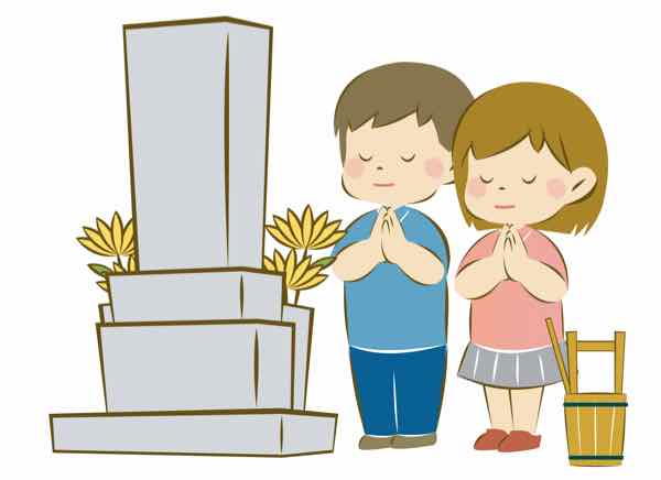 プリウス購入後の初日は御墓参り